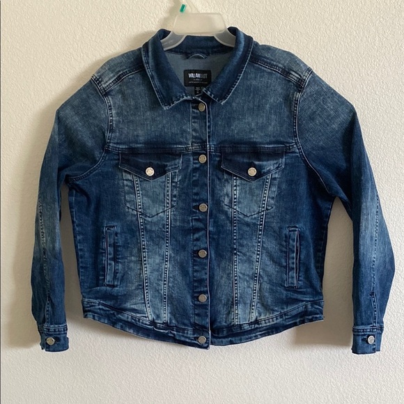 WILLIAM RAST Women’s Denim Stretch Jacket Size 1X - Picture 1 of 6